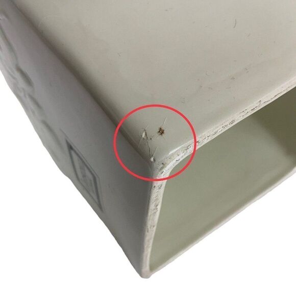 Croscill Scarborough Tissue Box Cover Ivy Leaves Heavy Square Bathroom Decor - Picture 6 of 6